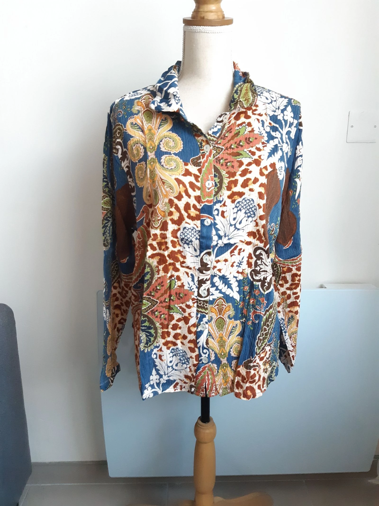 Chemise à motif coloré Afibel T44